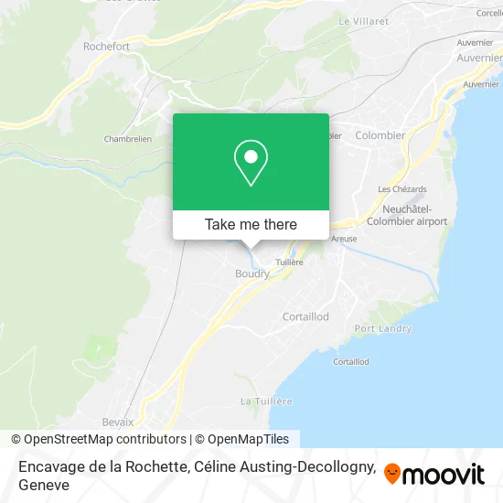 Encavage de la Rochette, Céline Austing-Decollogny map