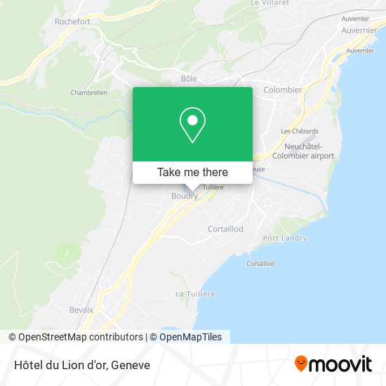 Hôtel du Lion d'or map