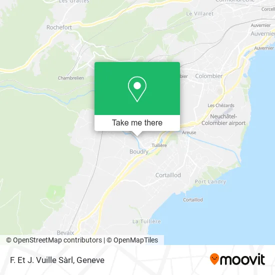 F. Et J. Vuille Sàrl map