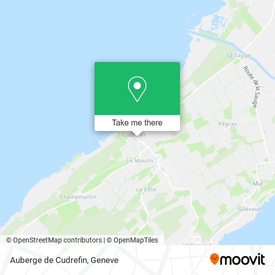 Auberge de Cudrefin map
