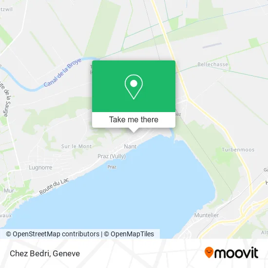 Chez Bedri map
