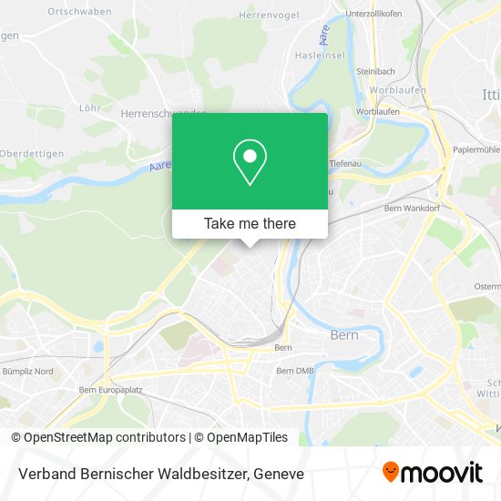Verband Bernischer Waldbesitzer map