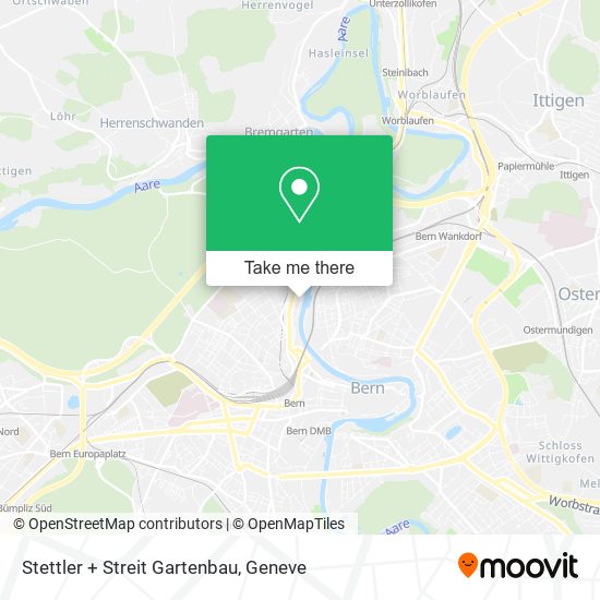 Stettler + Streit Gartenbau map