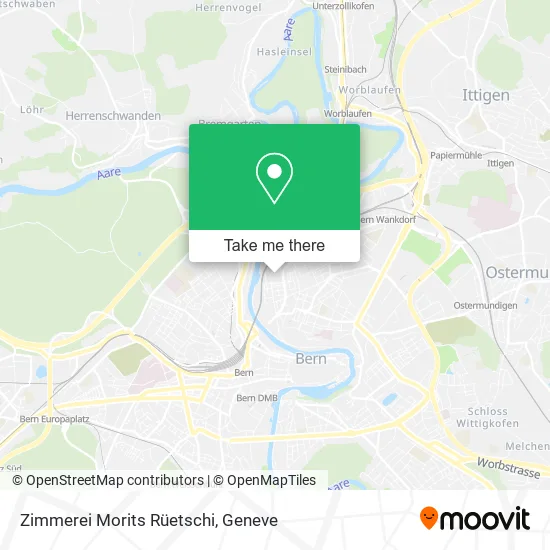 Zimmerei Morits Rüetschi map