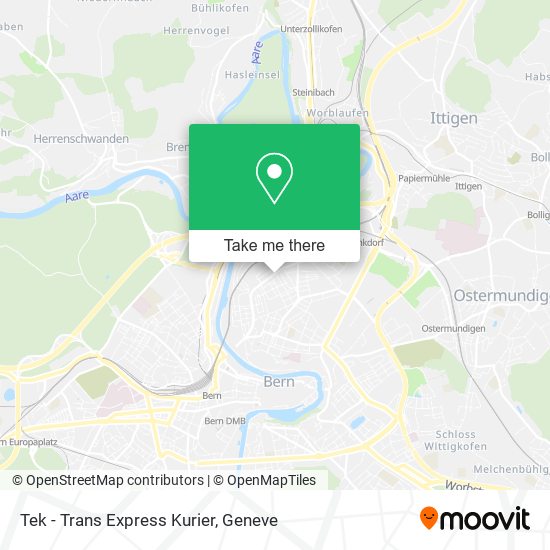 Tek - Trans Express Kurier map