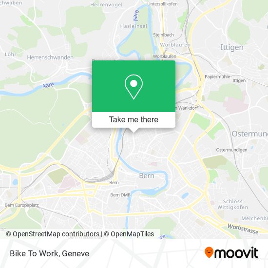 Bike To Work map
