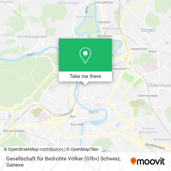 Gesellschaft für Bedrohte Völker (Gfbv) Schweiz map