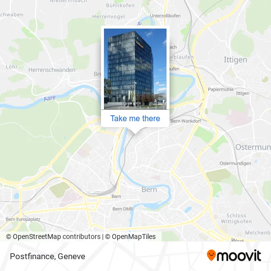 Postfinance map