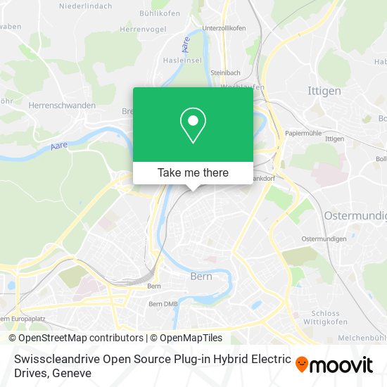 Swisscleandrive Open Source Plug-in Hybrid Electric Drives map