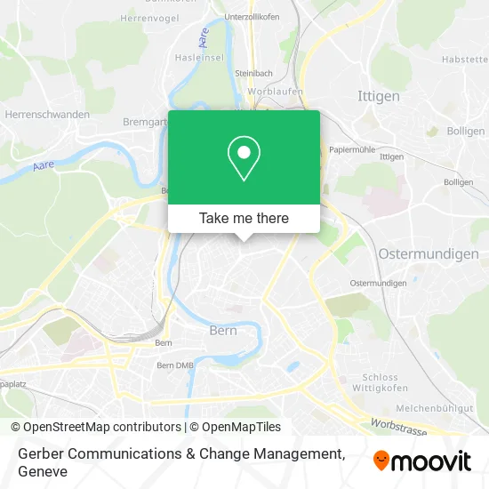 Gerber Communications & Change Management map