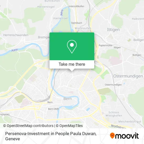 Persenova-Investment in People Paula Duwan map