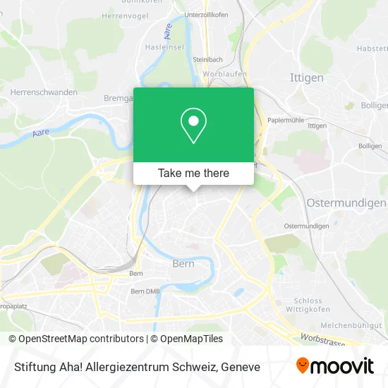 Stiftung Aha! Allergiezentrum Schweiz map