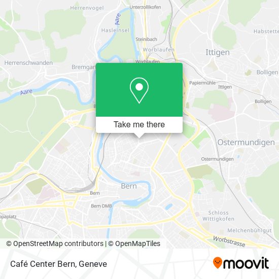 Café Center Bern map