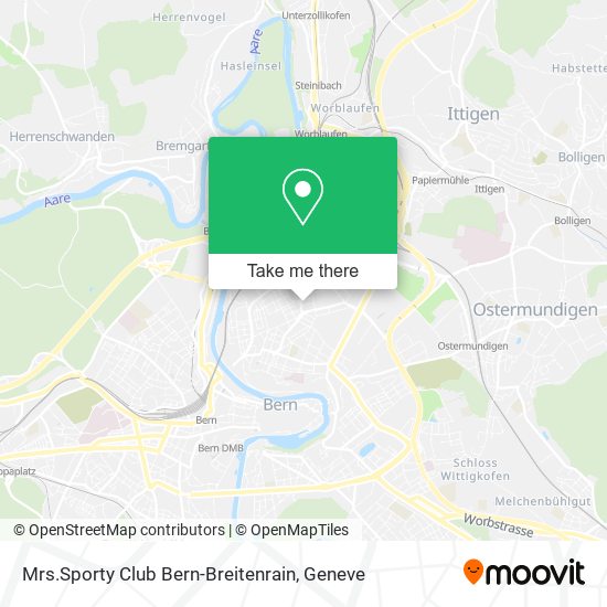 Mrs.Sporty Club Bern-Breitenrain map