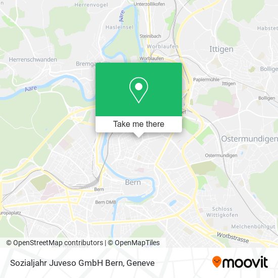 Sozialjahr Juveso GmbH Bern map