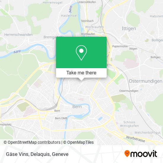 Gäse Vins, Delaquis map