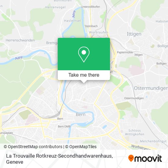 La Trouvaille Rotkreuz-Secondhandwarenhaus map