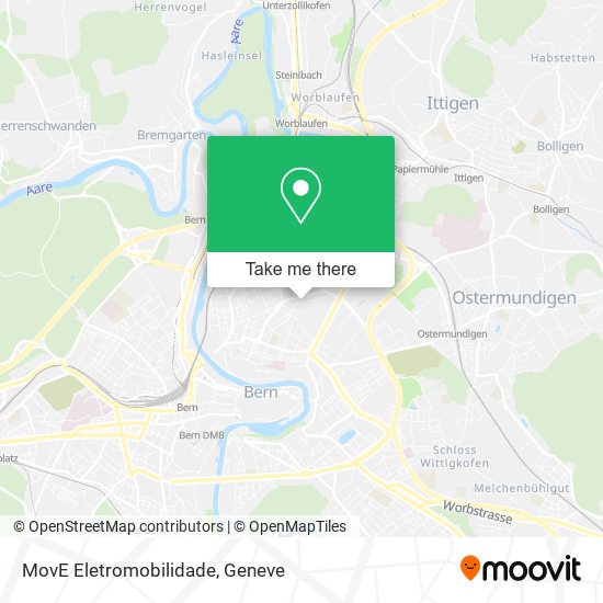 MovE Eletromobilidade map