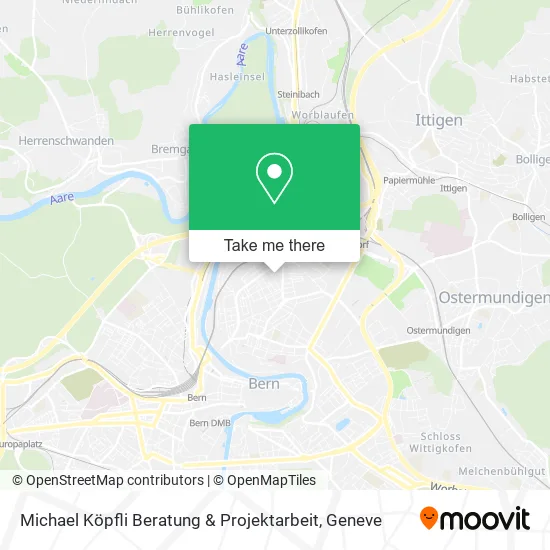 Michael Köpfli Beratung & Projektarbeit map