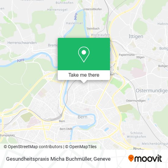 Gesundheitspraxis Micha Buchmüller map