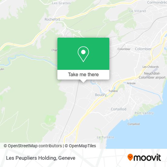 Les Peupliers Holding map