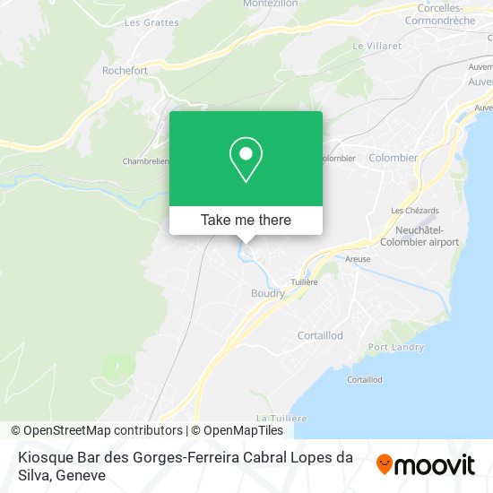 Kiosque Bar des Gorges-Ferreira Cabral Lopes da Silva map