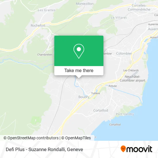 Defi Plus - Suzanne Rondalli map