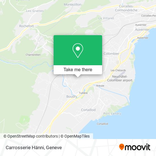Carrosserie Hänni map