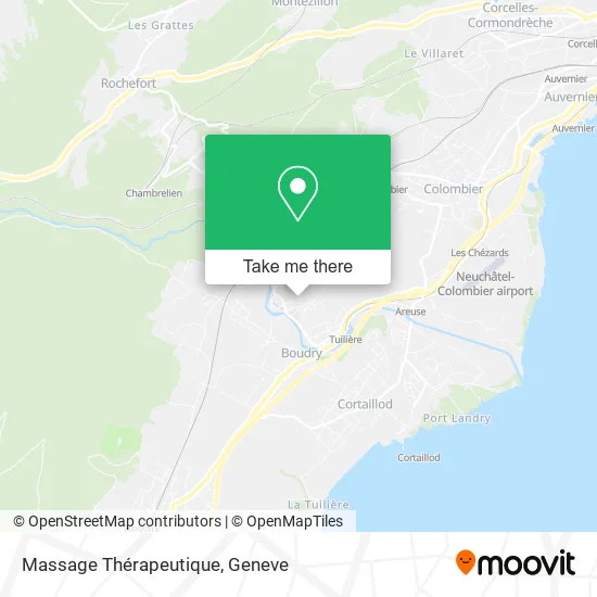 Massage Thérapeutique map