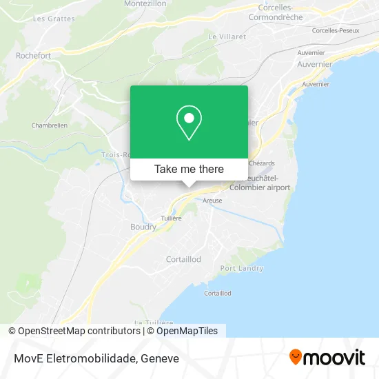 MovE Eletromobilidade map