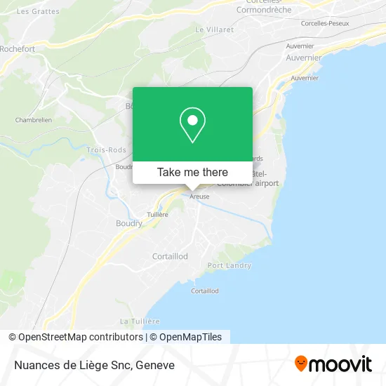 Nuances de Liège Snc map