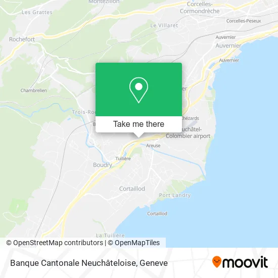 Banque Cantonale Neuchâteloise map