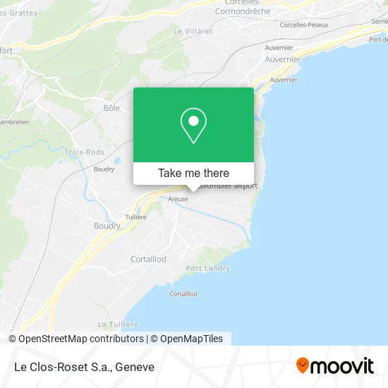 Le Clos-Roset S.a. map