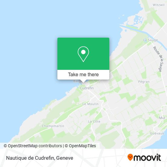 Nautique de Cudrefin map