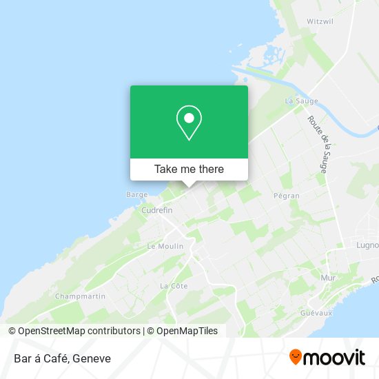 Bar á Café map