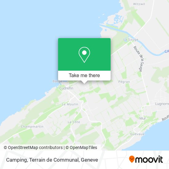 Camping, Terrain de Communal map