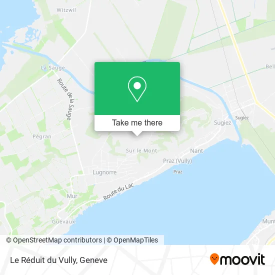 Le Réduit du Vully map