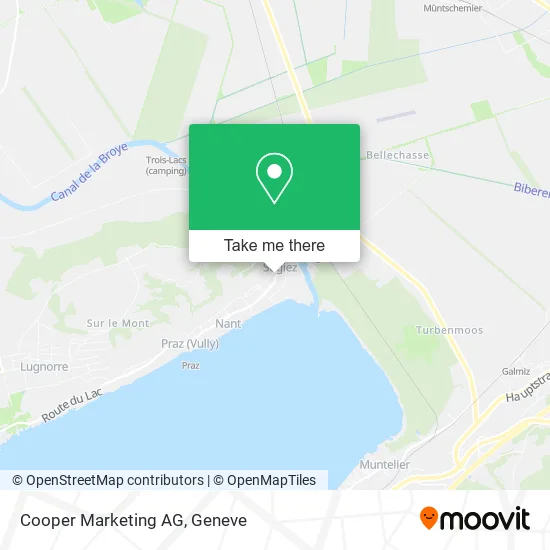 Cooper Marketing AG map
