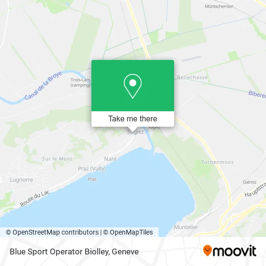 Blue Sport Operator Biolley map