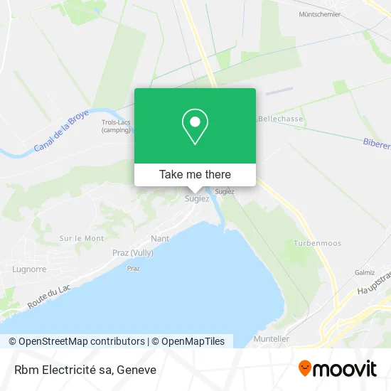 Rbm Electricité sa map