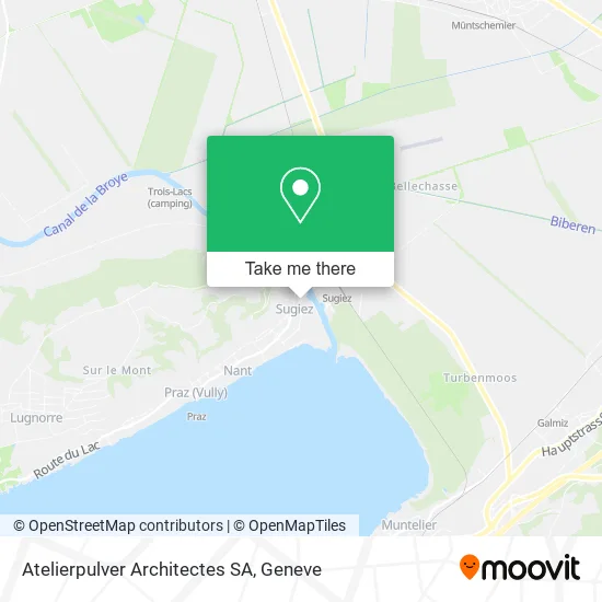 Atelierpulver Architectes SA map