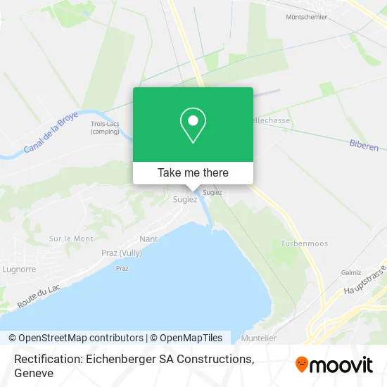 Rectification: Eichenberger SA Constructions map