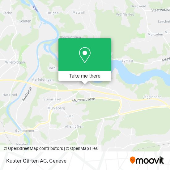 Kuster Gärten AG map