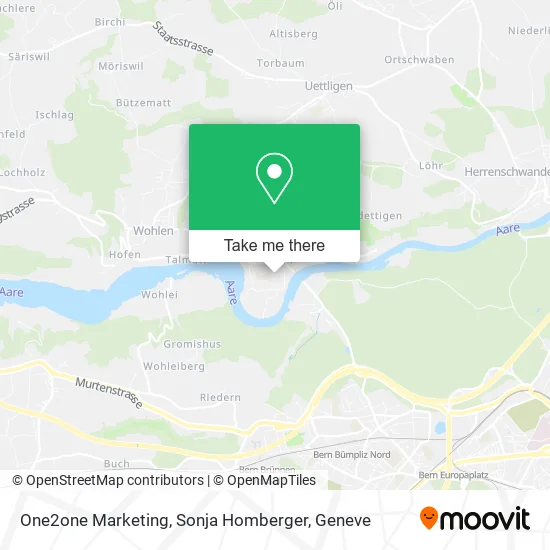 One2one Marketing, Sonja Homberger map