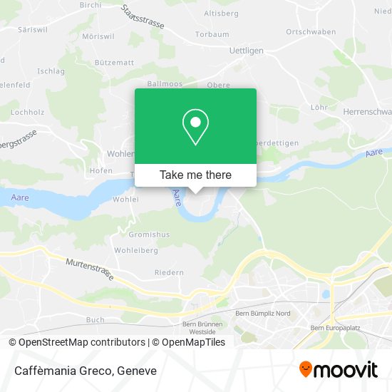 Caffèmania Greco map