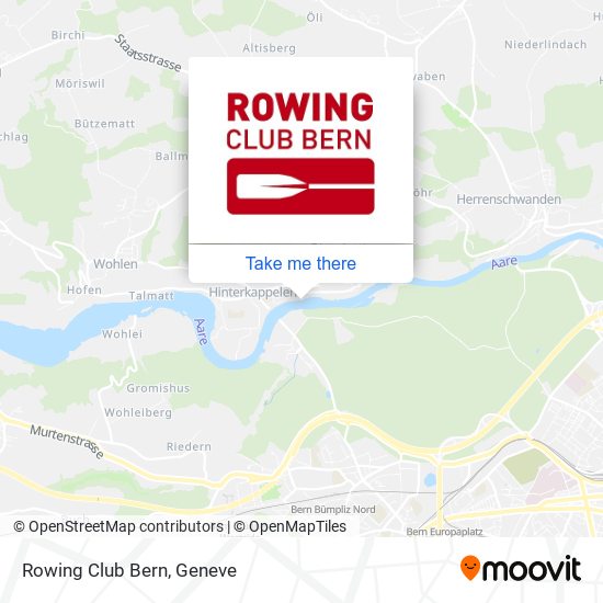 Rowing Club Bern map