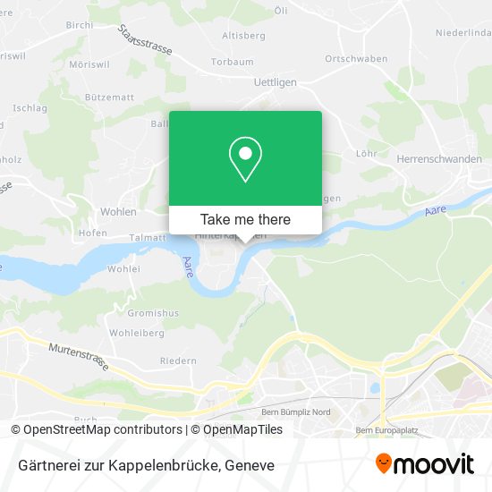 Gärtnerei zur Kappelenbrücke map