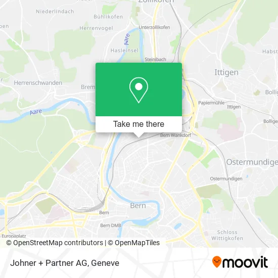 Johner + Partner AG map