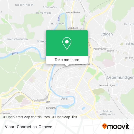 Visart Cosmetics map
