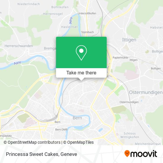 Princessa Sweet Cakes map